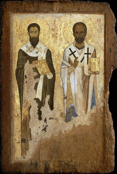 Saint Basil (Vasileios) & Saint Nicholas